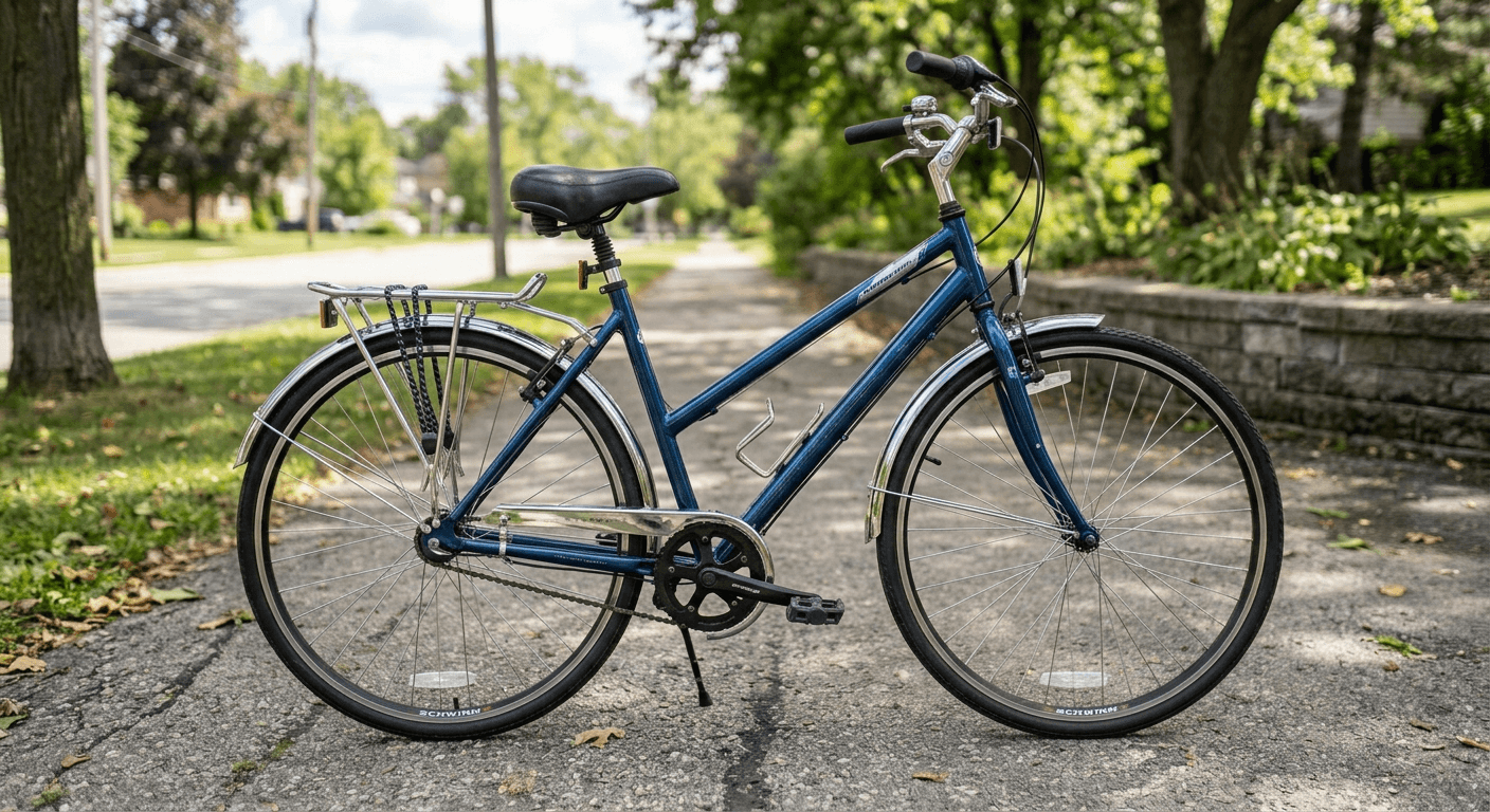 Instantly visualized high-gloss mirror chrome finish on a bicycle frame