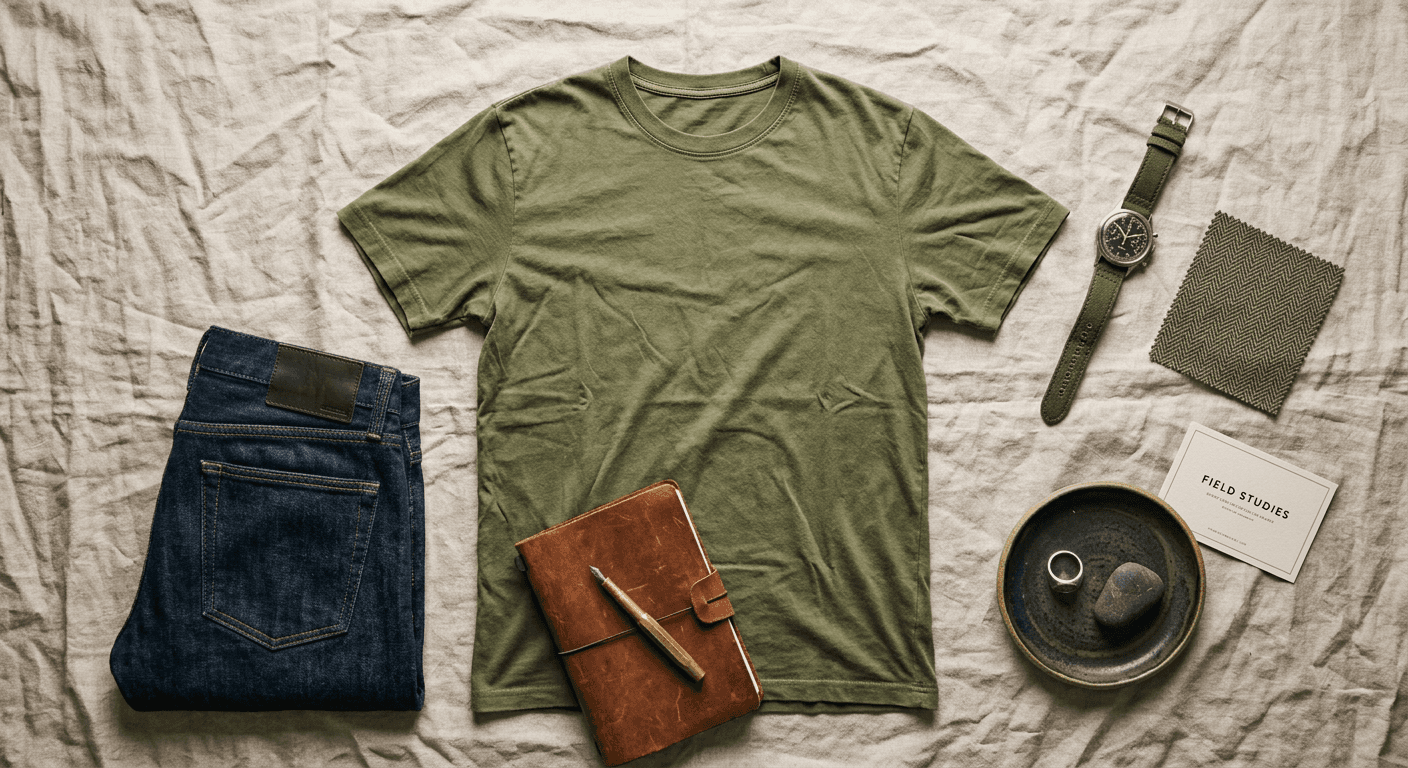 Sophisticated styled fashion flat lay with curated accessories generated by p20v.com