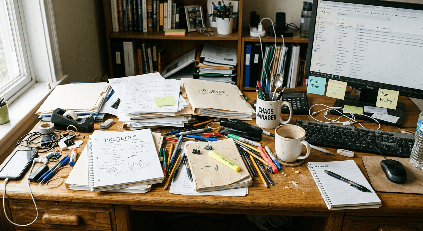 Raw unedited office supply product snapshot before AI enhancement