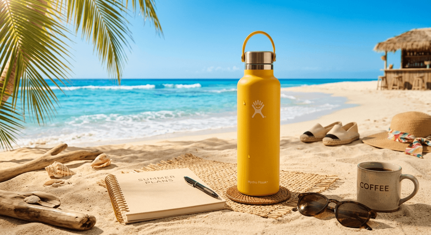 Stunning tropical beach lifestyle photography created by p20v.com AI