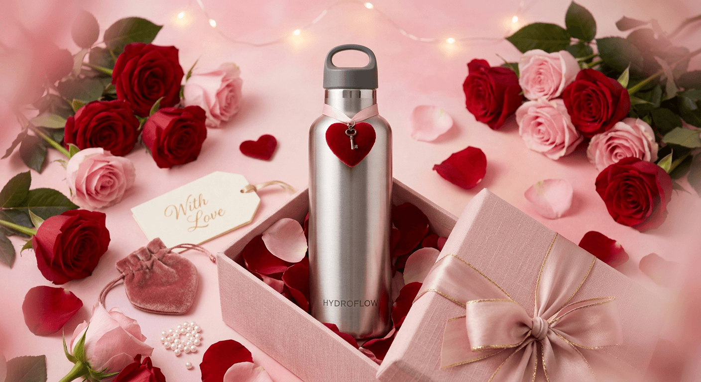 Romantic Valentine-themed AI generated product photography by P20V
